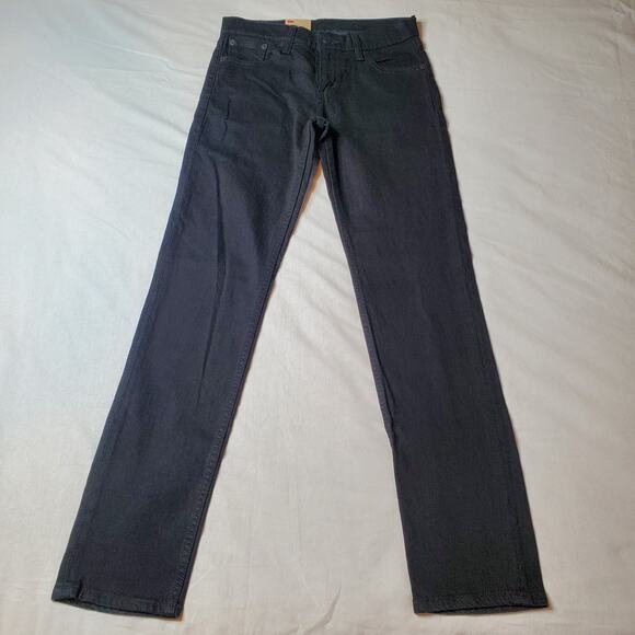 Levis Mens Size 30X32 NWT 511 Flex Straight Jeans Slim-Fit Denim Black - Picture 4 of 10